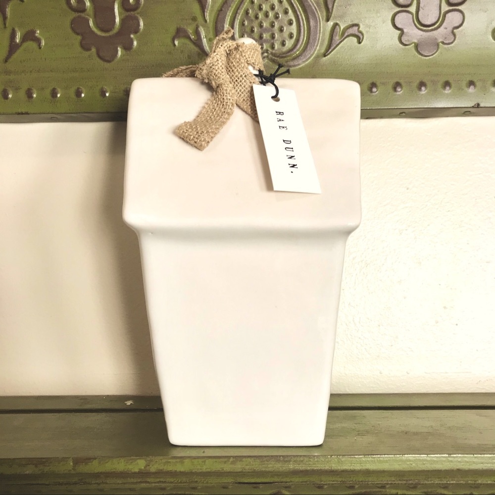 NEW Rae Dunn REST Ceramic Birdhouse Bird House 9” - Picture 4 of 8